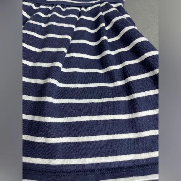 BOUT'CHOU Baby dress white and blue stripe size 6M - Picture 4 of 6